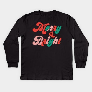 Merry and Bright Kids Long Sleeve T-Shirt